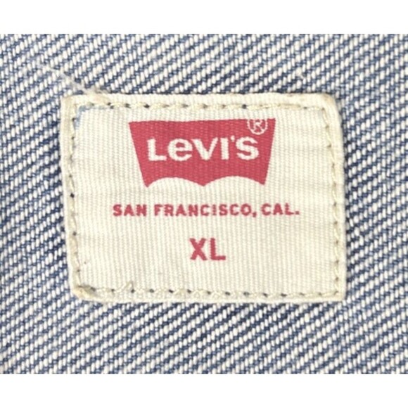 Vintage Levis Denim Dress Women's XL Western Rodeo Pockets 100% Cotton Cowgirl - Picture 4 of 12